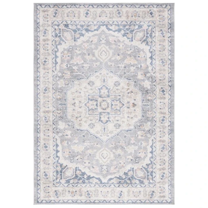 Safavieh Blair Washable BLR234 Beige / Light Grey 8' X 10' Rectangle Area Rug
