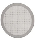 Safavieh Bermuda BMU801 Grey / Ivory 8' X 8' Round Area Rug