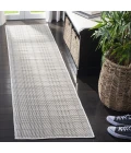 Safavieh Bermuda BMU802 Ivory / Light Grey 2' X 10' Runner Area Rug