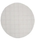 Safavieh Bermuda BMU802 Ivory / Light Grey 6'-7" X 6'-7" Round Area Rug