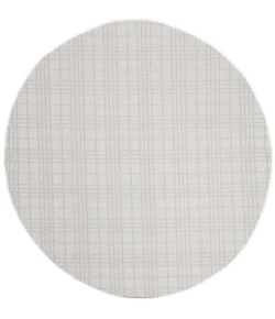 Safavieh Bermuda BMU802 Ivory / Light Grey 6'-7" X 6'-7" Round Area Rug