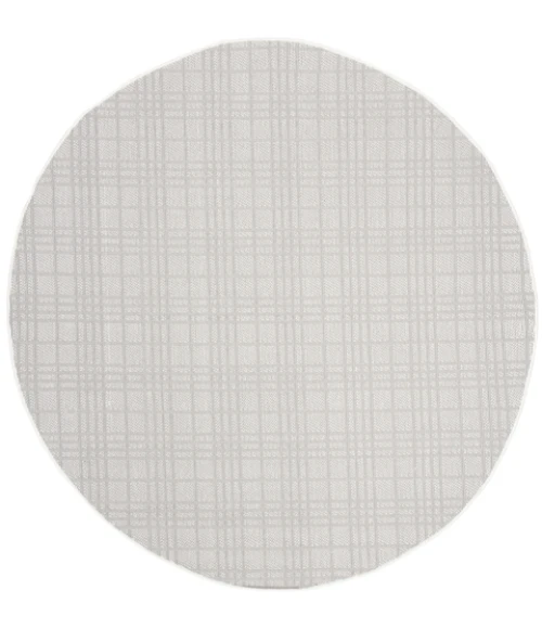 Safavieh Bermuda BMU802 Ivory / Light Grey 6'-7" X 6'-7" Round Area Rug