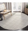 Safavieh Bermuda BMU802 Ivory / Light Grey 6'-7" X 6'-7" Round Area Rug