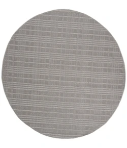 Safavieh Bermuda BMU802 Grey 6'-7" X 6'-7" Round Area Rug