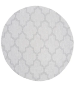 Safavieh Bermuda BMU804 Ivory / Light Grey 6'-7" X 6'-7" Round Area Rug