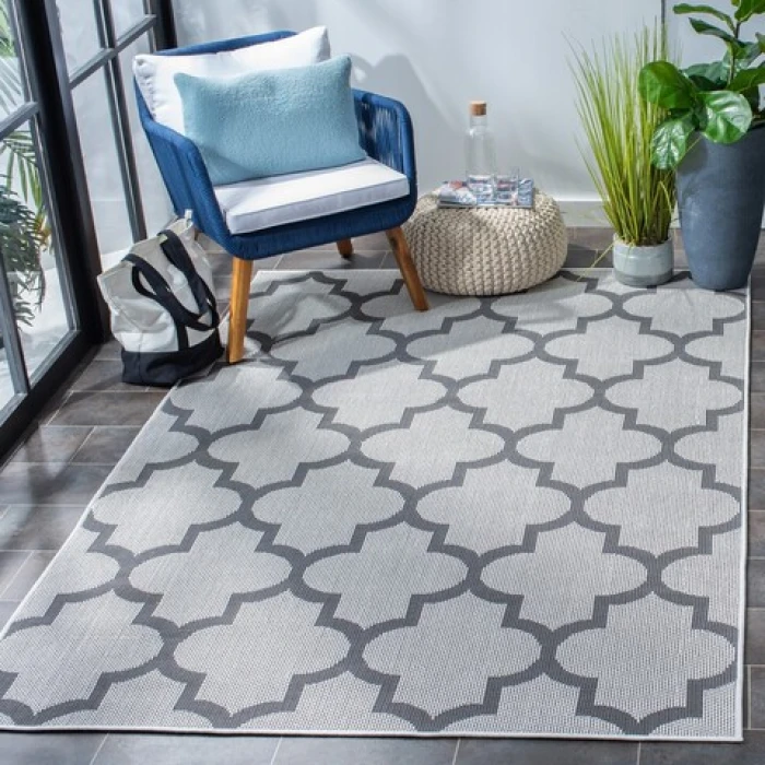 Safavieh Bermuda BMU804 Ivory / Grey 8' X 10' Rectangle Area Rug
