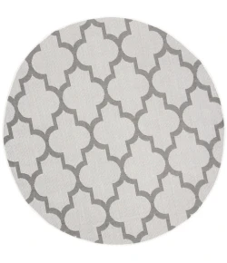 Safavieh Bermuda BMU804 Ivory / Grey 6'-7" X 6'-7" Round Area Rug