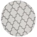 Safavieh Bermuda BMU804 Ivory / Grey 6'-7" X 6'-7" Round Area Rug