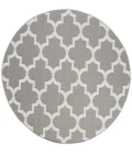Safavieh Bermuda BMU804 Grey / Ivory 6'-7" X 6'-7" Round Area Rug