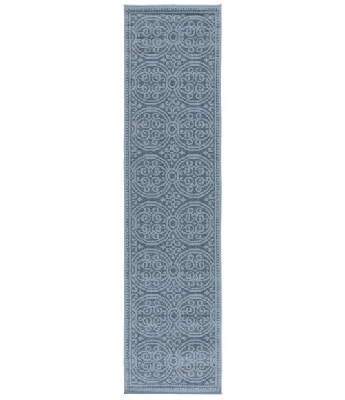 Safavieh Bermuda BMU809 Navy 2' X 8' Runner Area Rug