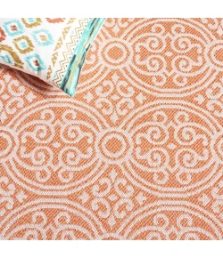 Safavieh Bermuda BMU809 Rust / Ivory 4' X 6' Rectangle Area Rug