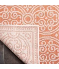 Safavieh Bermuda BMU809 Rust / Ivory 4' X 6' Rectangle Area Rug