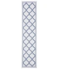 Safavieh Bermuda BMU810 Ivory / Charcoal 2' X 8' Runner Area Rug