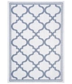 Safavieh Bermuda BMU810 Ivory / Charcoal 4' X 6' Rectangle Area Rug