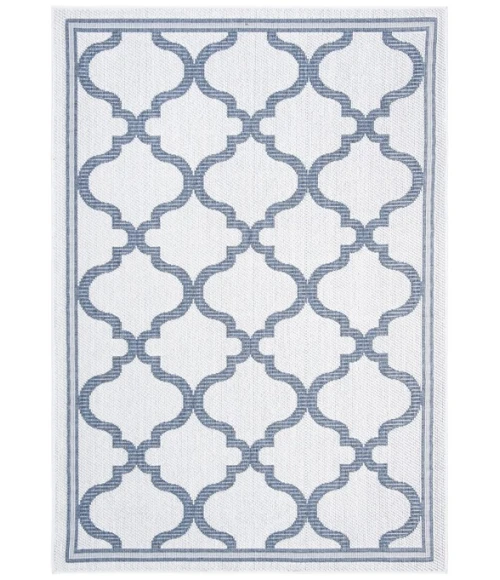 Safavieh Bermuda BMU810 Ivory / Charcoal 4' X 6' Rectangle Area Rug