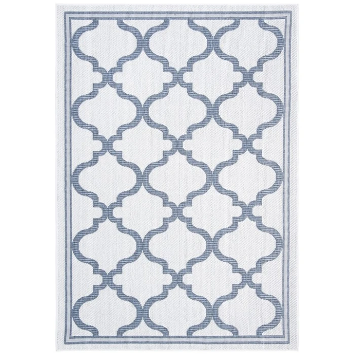 Safavieh Bermuda BMU810 Ivory / Charcoal 4' X 6' Rectangle Area Rug