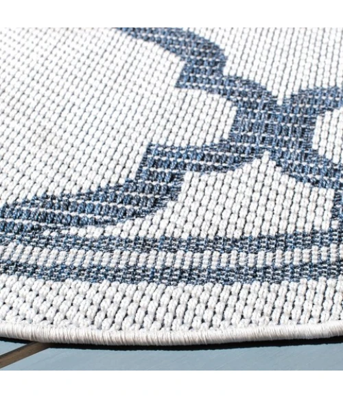 Safavieh Bermuda BMU810 Ivory / Charcoal 4' X 6' Rectangle Area Rug