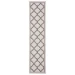 Safavieh Bermuda BMU810 Ivory / Grey 2' X 8' Runner Area Rug