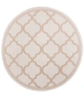 Safavieh Bermuda BMU810 Ivory / Beige 5'-3" X 5'-3" Round Area Rug