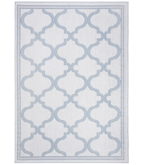 Safavieh Bermuda BMU810 Ivory / Light Blue 8' X 10' Rectangle Area Rug