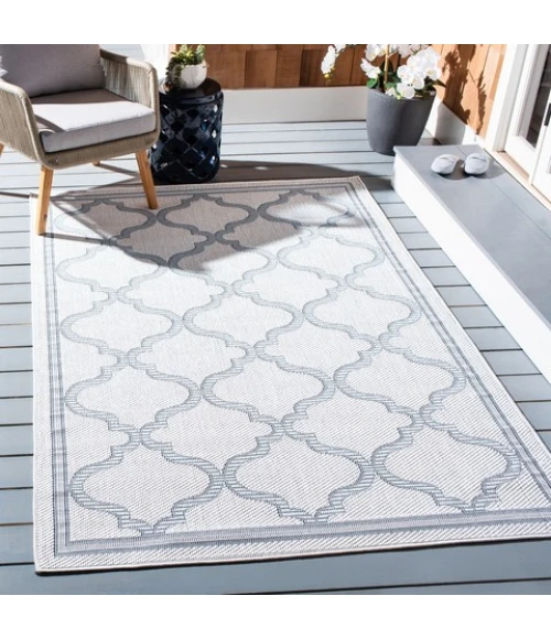 Safavieh Bermuda BMU810 Ivory / Light Blue 8' X 10' Rectangle Area Rug