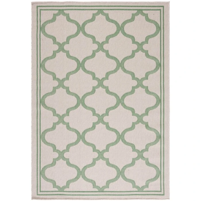 Safavieh Bermuda BMU810 Beige / Green 4' X 6' Rectangle Area Rug