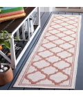 Safavieh Bermuda BMU810 Ivory / Rust 2' X 8' Runner Area Rug