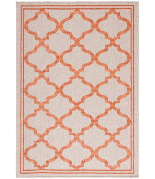 Safavieh Bermuda BMU810 Ivory / Rust 5'-3" X 7'-6" Rectangle Area Rug