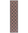 Safavieh Bermuda BMU810 Charcoal / Rust 2' X 8' Runner Area Rug