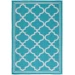 Safavieh Bermuda BMU810 Aqua / Grey 5'-3" X 7'-6" Rectangle Area Rug