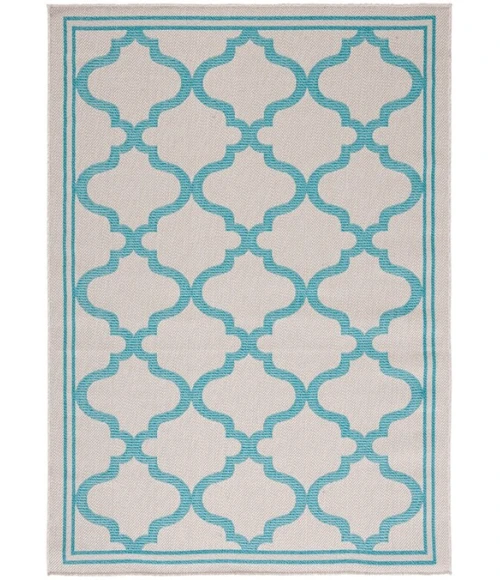 Safavieh Bermuda BMU810 Beige / Aqua 8' X 10' Rectangle Area Rug