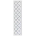 Safavieh Bermuda BMU810 Ivory / Blue 2' X 8' Runner Area Rug