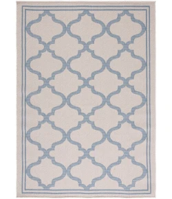 Safavieh Bermuda BMU810 Ivory / Blue 6'-7" X 9'-2" Rectangle Area Rug