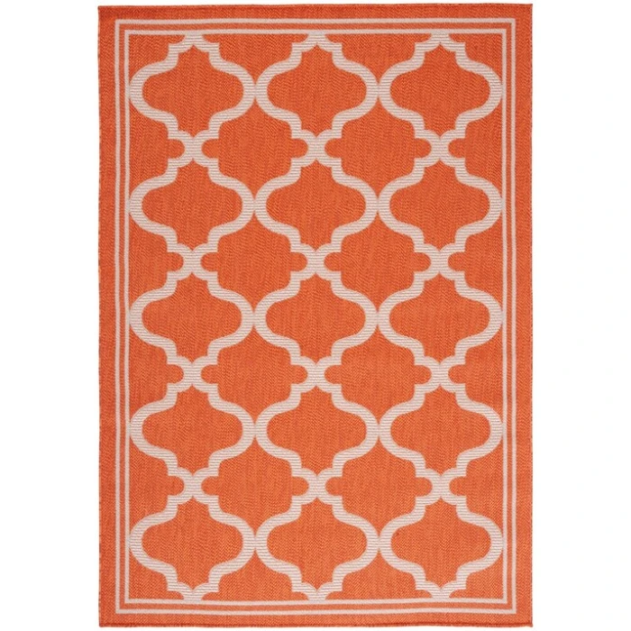 Safavieh Bermuda BMU810 Rust / Ivory 4' X 6' Rectangle Area Rug