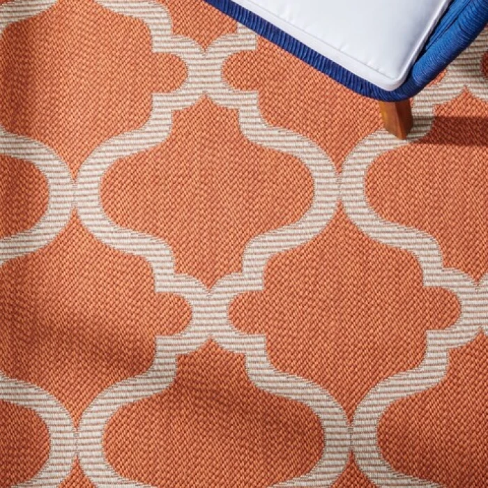 Safavieh Bermuda BMU810 Rust / Ivory 4' X 6' Rectangle Area Rug