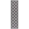 Safavieh Bermuda BMU810 Grey / Brown 2' X 8' Runner Area Rug