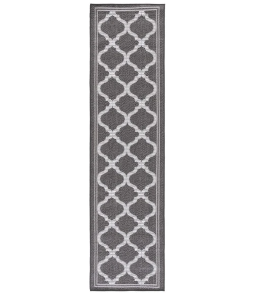 Safavieh Bermuda BMU810 Grey / Brown 2' X 8' Runner Area Rug