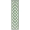 Safavieh Bermuda BMU810 Green / Ivory 2' X 8' Runner Area Rug