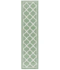 Safavieh Bermuda BMU810 Green / Ivory 2' X 8' Runner Area Rug