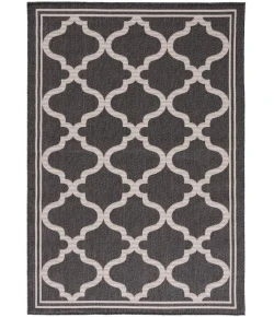 Safavieh Bermuda BMU810 Charcoal / Ivory 6'-7" X 9'-2" Rectangle Area Rug