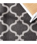 Safavieh Bermuda BMU810 Charcoal / Ivory 2' X 8' Runner Area Rug