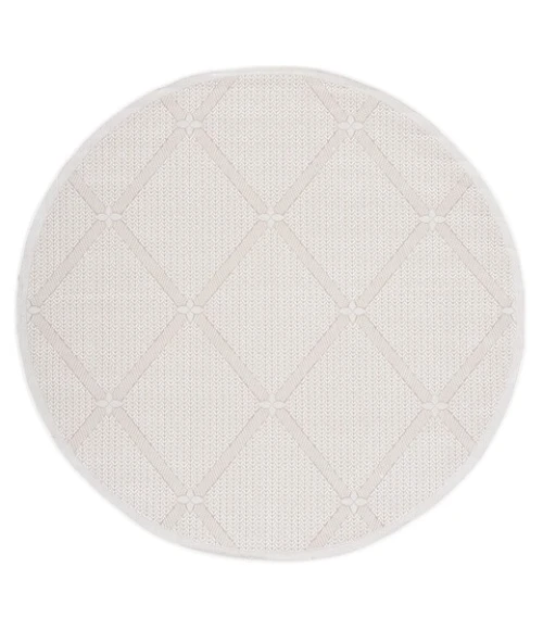 Safavieh Bermuda BMU811 Cream / Beige 5'-3" X 5'-3" Square Area Rug