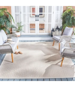 Safavieh Bermuda BMU811 Cream / Beige 3' X 3' Round Area Rug