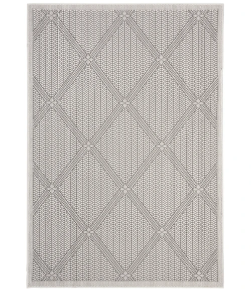 Safavieh Bermuda BMU811 Cream / Grey 6'-7" X 6'-7" Round Area Rug