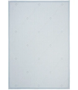 Safavieh Bermuda BMU811 Light Blue / Ivory 5'-3" X 5'-3" Square Area Rug