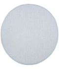 Safavieh Bermuda BMU811 Light Blue / Ivory 8' X 8' Round Area Rug