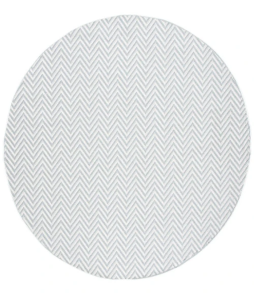 Safavieh Bermuda BMU812 Light Blue / Cream 6'-7" X 6'-7" Round Area Rug