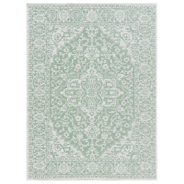 Safavieh Bermuda BMU813 Green / Ivory 8' X 10' Rectangle Area Rug