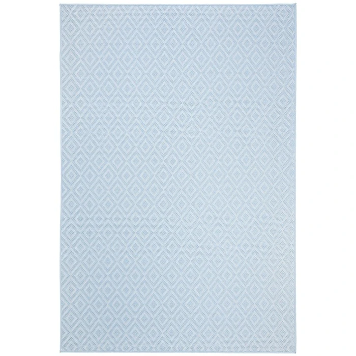 Safavieh Bermuda BMU814 Light Blue / Cream 5'-3" X 5'-3" Square Area Rug