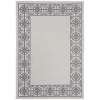 Safavieh Bermuda BMU815 Ivory / Charcoal 4' X 6' Rectangle Area Rug